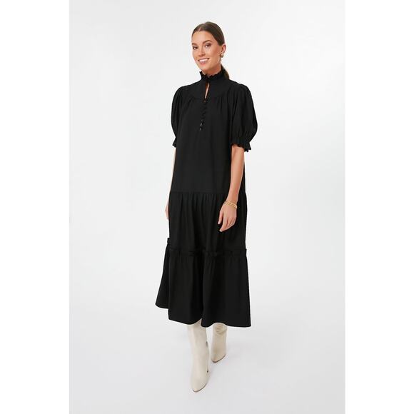 POMANDER PLACE Black Selena Maxi Dress Size S NWT Retail $168 Tuckernuck - Picture 1 of 7